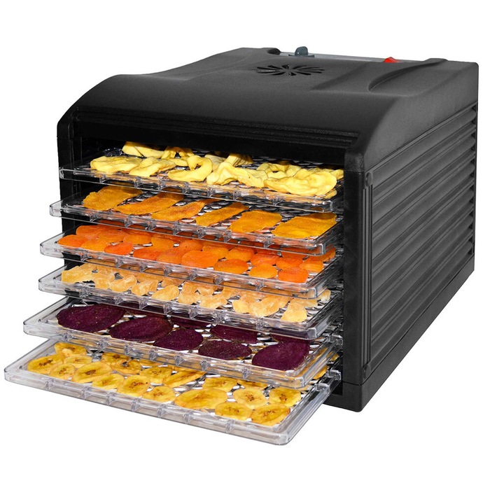 Stainless Steel 10 Tray Food Dehydrator - Manual Controls | Buy Food