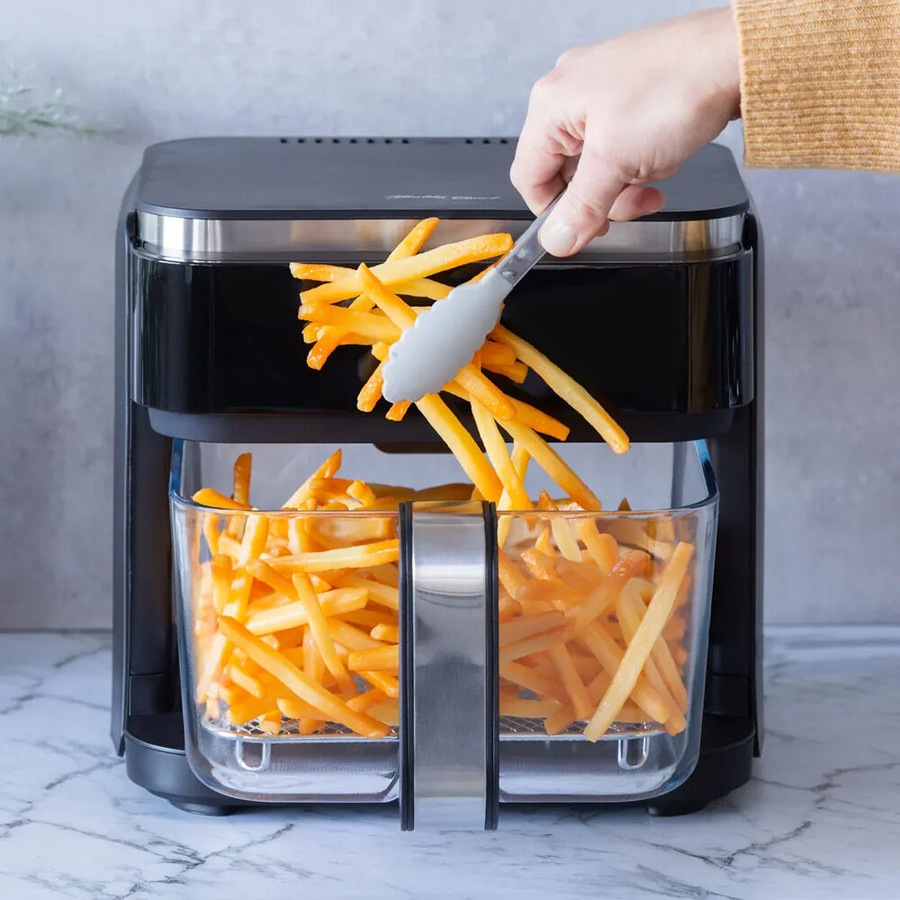 Healthy Choice 6L Digital Air Fryer/Electric Airfryer Oven w/Glass Basket 1400W