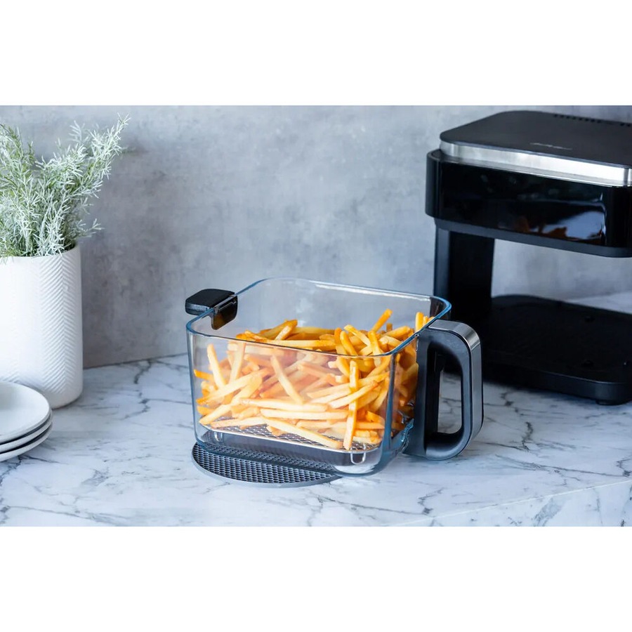 Healthy Choice 6L Digital Air Fryer/Electric Airfryer Oven w/Glass Basket 1400W