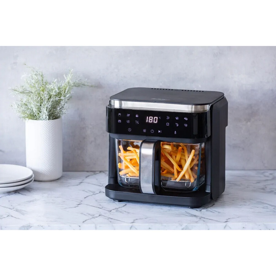 Healthy Choice 6L Digital Air Fryer/Electric Airfryer Oven w/Glass Basket 1400W