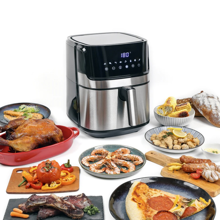 Healthy Choice 7L Digital Stainless Steel Air Fryer Cooker Kitchen Appliance