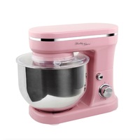 Healthy Choice Electric 1200W Mix Master 5L Stand Mixer w/Bowl/Whisk/Beater PNK