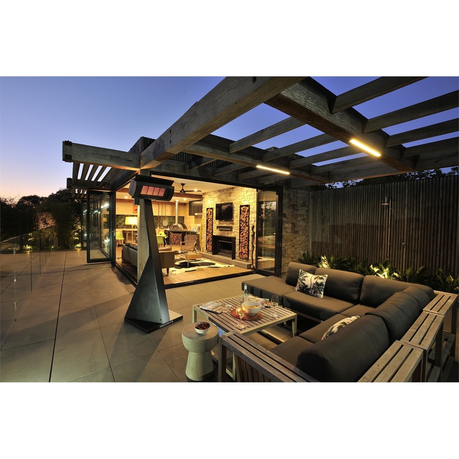 Heatstrip Portable Outdoor 9kg Gas Heater w/ 45kg LPG Gas Bottle Conversion Kit