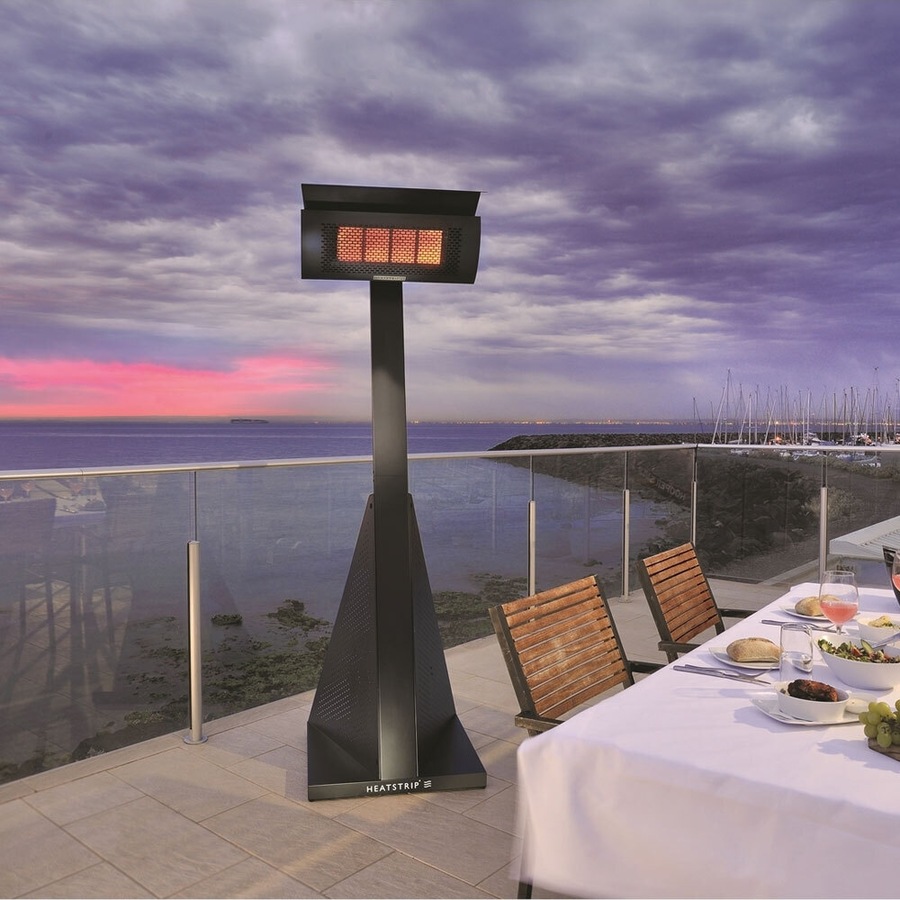 Heatstrip Portable Outdoor 9kg Gas Heater w/ 45kg LPG Gas Bottle Conversion Kit