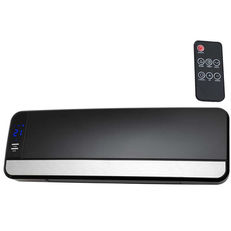 Heller 2000W Black Electric Ceramic Wall Heater/Remote Control/Timer/Waterproof Buy Electric