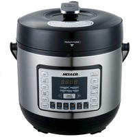 Heller HPC1000 6L Electric Digital Slow/Pressure Cooker Stainless Steel 1000W