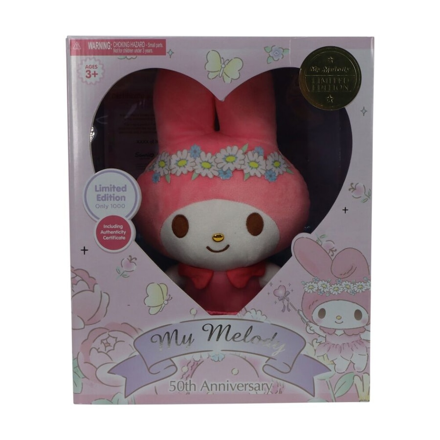 Hello Kitty Limited Edition 50th Anniversary My Melody Kids Plush Toy