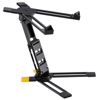 Hercules DJ Laptop Stand/Holder w/Adjustable Angle/Height Mixer Folding Design