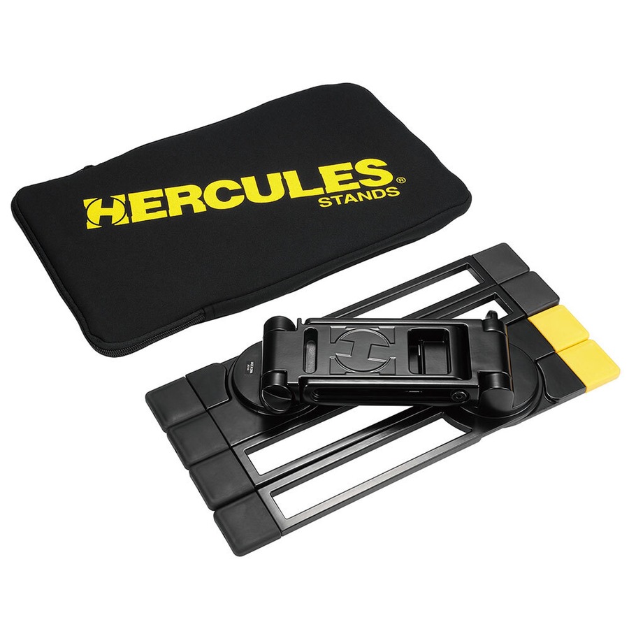 Hercules DJ Laptop Stand/Holder w/Adjustable Angle/Height Mixer Folding Design