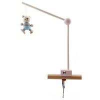 Hess-Spielzeug 40cm Hanger Holder For Baby Mobile Nursery Decor Natural Pink