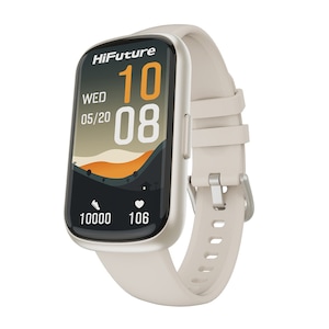 HiFuture EVO2 Bluetooth Wireless Smart Calling Watch 1.47" Display Beige