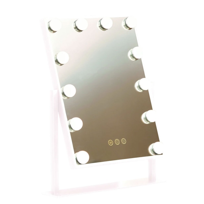 Buy Homedics 48cm LED Lighted Home/Desk Vanity Makeup Mirror w/ 12