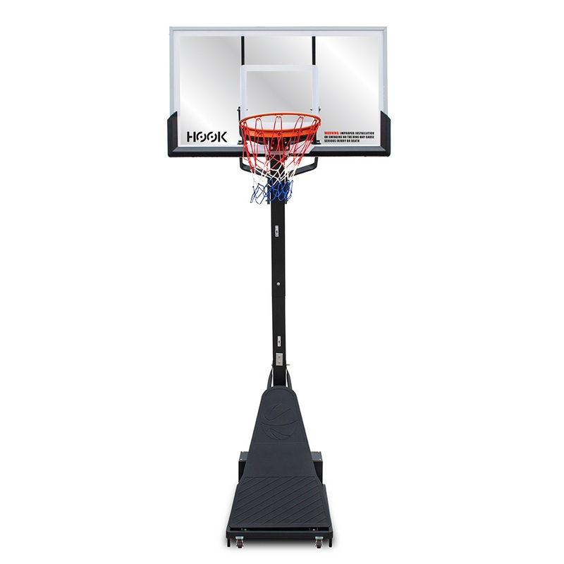 Buy Hook 54" Dunk Master Adjustable Acrylic Basketball Hoop System