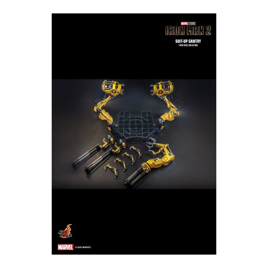 Iron Man 2 SuitUp Gantry LED Collectable Accessory 1:4 Scale Statue