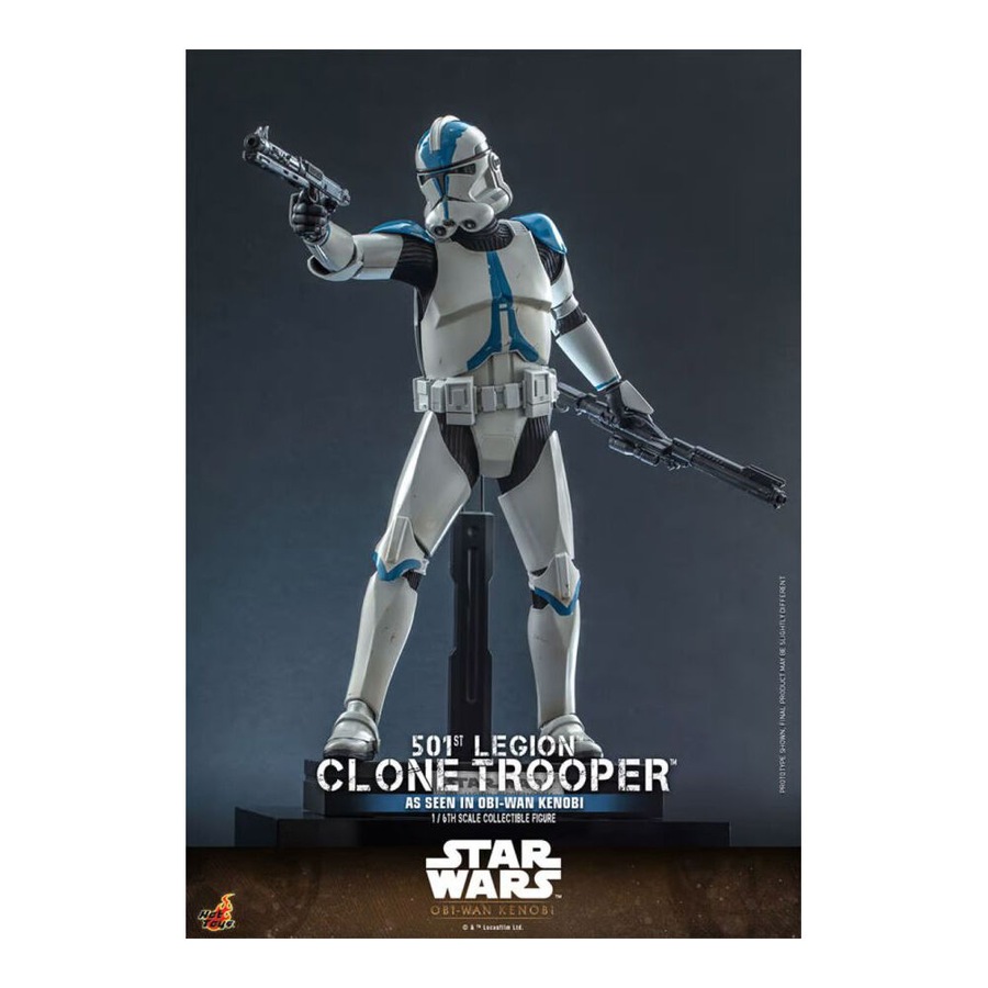 Star Wars 501St Legion Clone Trooper Collectable Action Figure Display