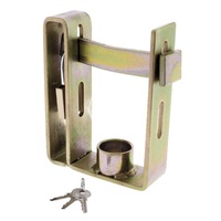 Hulk 4x4 Offroad Camping Trailer/Caravan Coupling Hitch Lock w/Padlock & 3 Keys