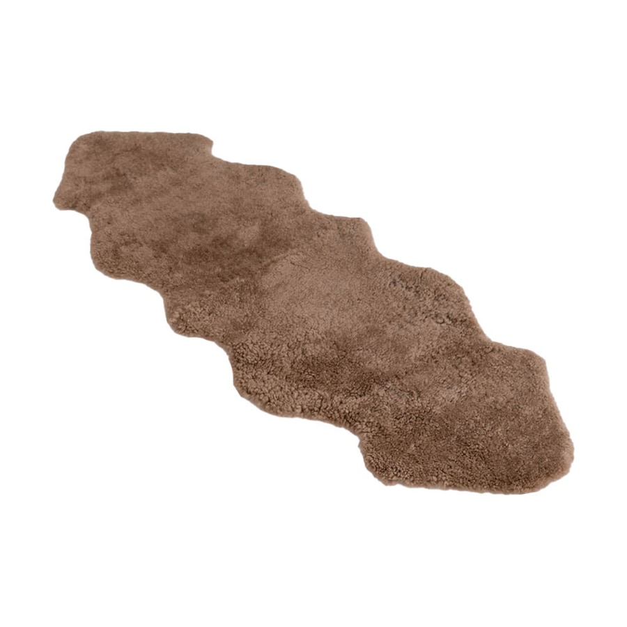 Huxford Grove The Kingston Sheepskin Double Area Rug Home Decor Butterscotch