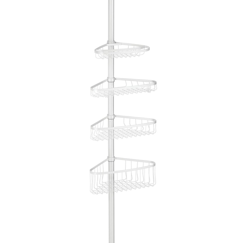 Buy iDesign York Tension Adjustable Corner Shower Bathroom Wire Caddy