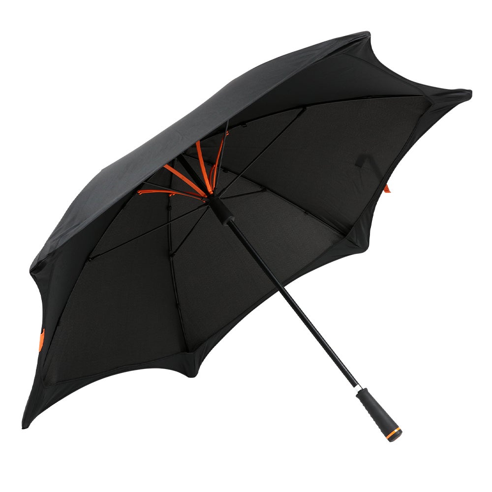 Immortal 130cm UV/Windproof/Water Repellent Grip Handles Wide Umbrella Golf BLK