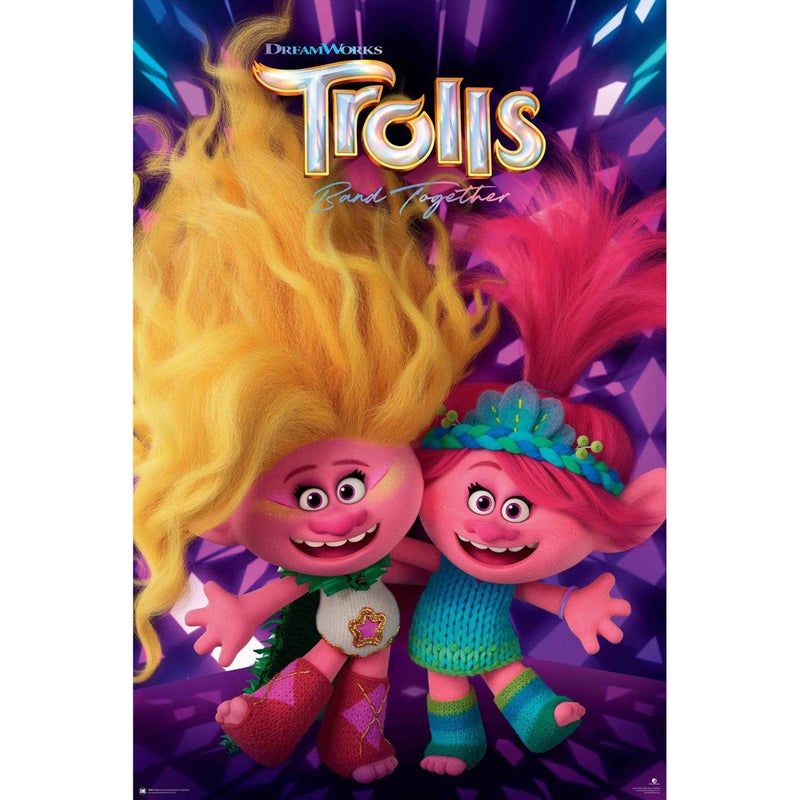 Buy Impact Merch Trolls 3 Poppy & Diva Room Wall Decor Regular Sized ...