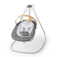 Ingenuity Simple Comfort Compact Soothing Baby/Infant Swing Parker Grey 0m+