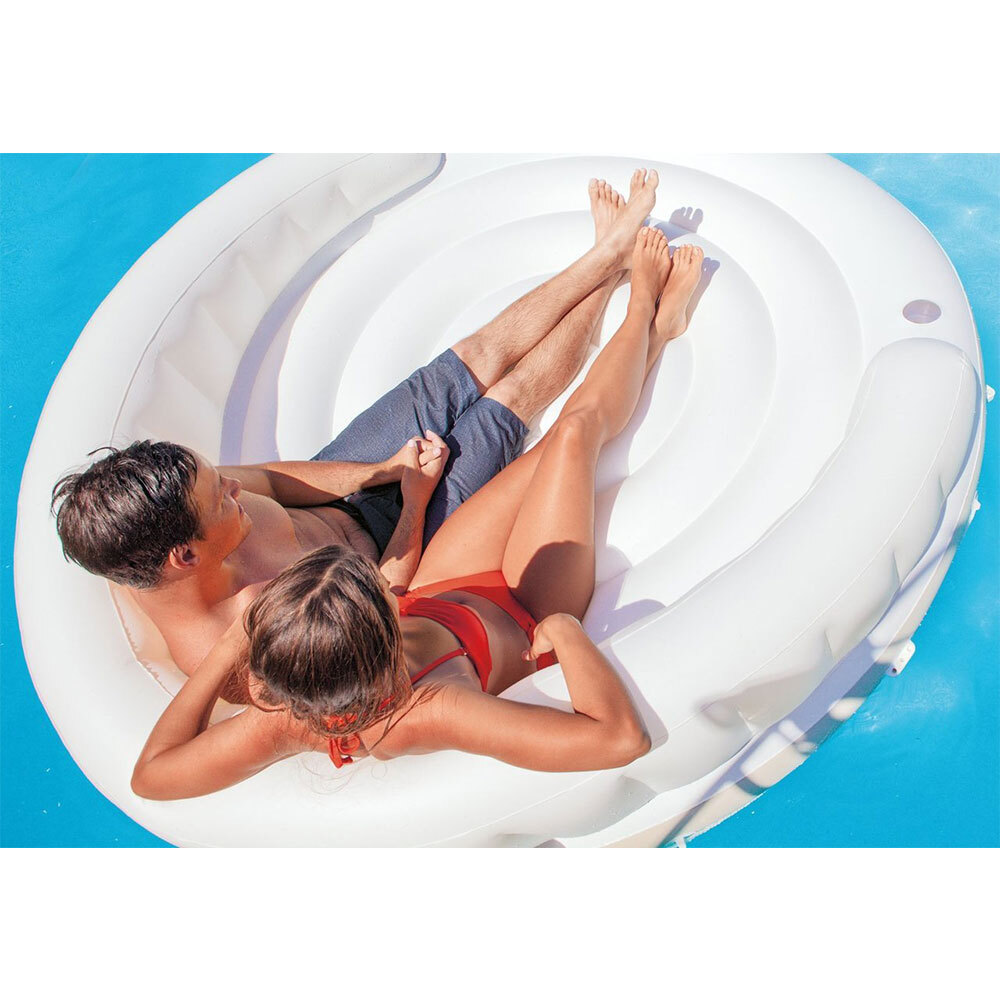 inflatable pool chair with canopy