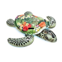 Intex 1.9M Turtle Kids Inflatable Ride-On Swimming Pool Floats Water Raft 3y+
