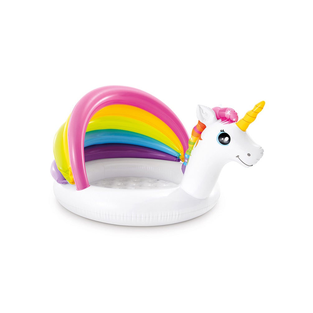 Intex 127cm Unicorn Baby/Kids Inflatable Swimming Pool 1-3y Outdoor Fun Toy