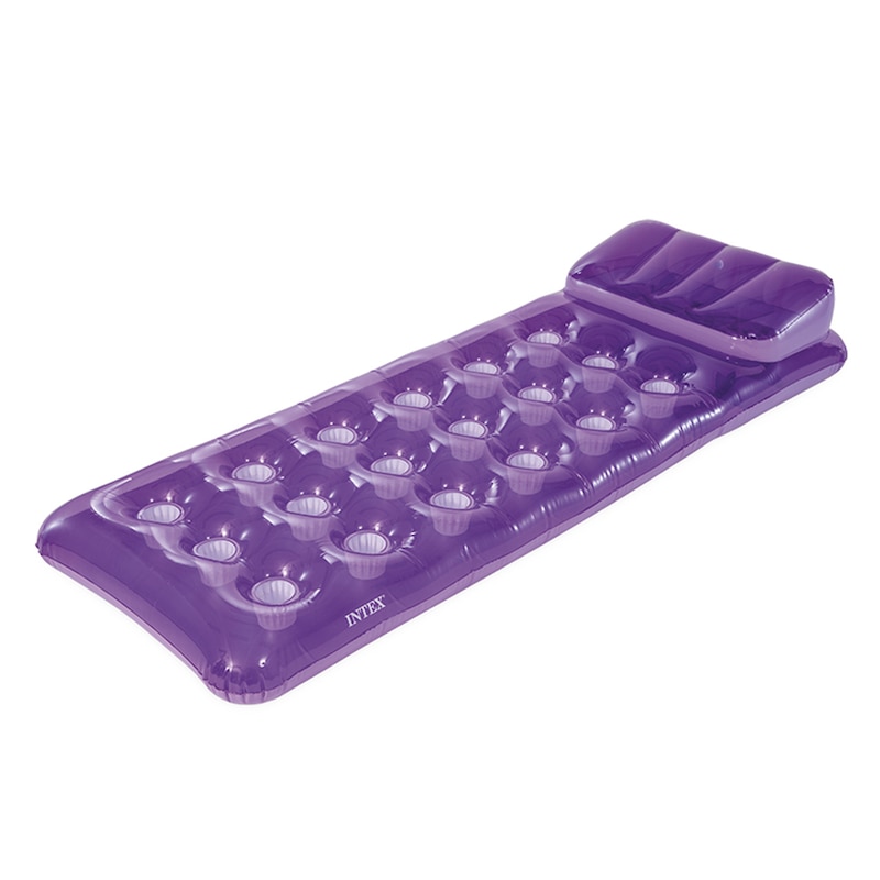 Buy Intex 18 Pocket Fashion Inflatable Floating Pool Mat/Lounge ...