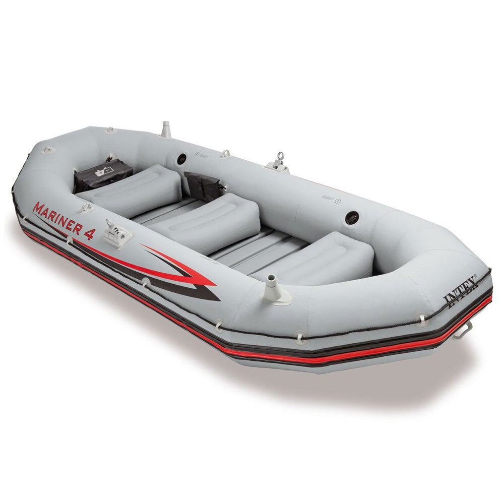 Intex 328cm Mariner 4 Inflatable/Floating Sports Fishing Boat w/ Oars Carry Bag