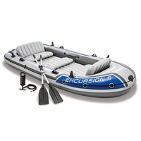 Intex 366cm Sports Excursion 5 Inflatable Fishing Kayak/Boat Oars River/Lake