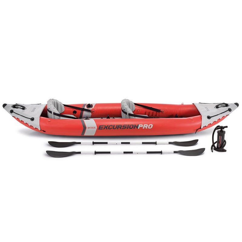 Buy Intex 384cm Sports Excursion Pro Inflatable Fishing Kayak/Boat Oars  River/Lake - MyDeal
