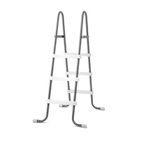 Intex Coated Steel Grab/Entry Step Ladder Set For 1.22M Above Ground Pool
