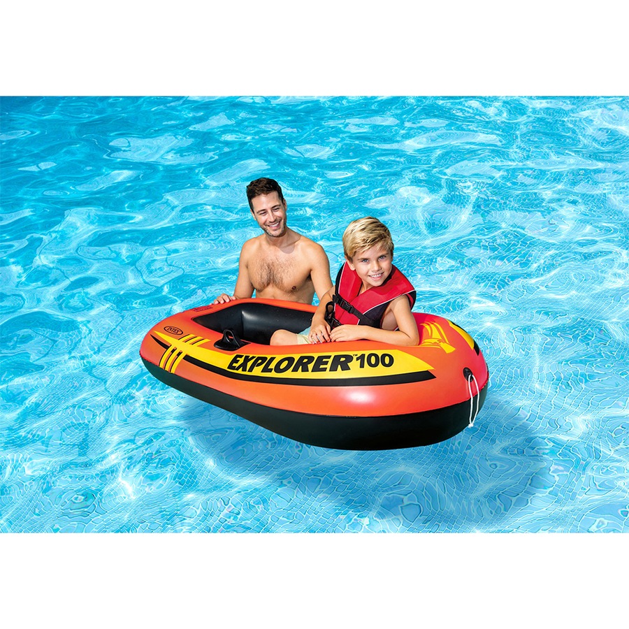 Buy Intex Explorer 100 Inflatable Boat Swimming Pool Float Toy Kids ...