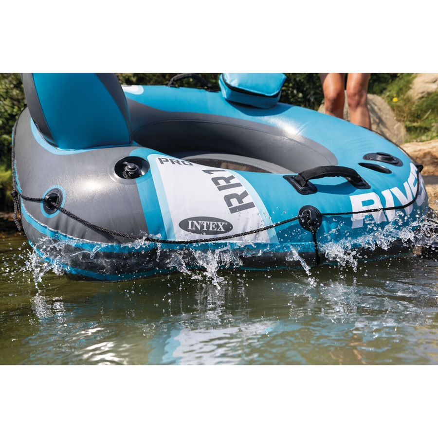 Intex River Run 1 Pro Inflatable Outdoor Floating Pool/Lake Water Tube