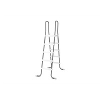 Intex Steel Frame Step Ladder Accessory For 1.32m Above Ground Swimming Pool GRY