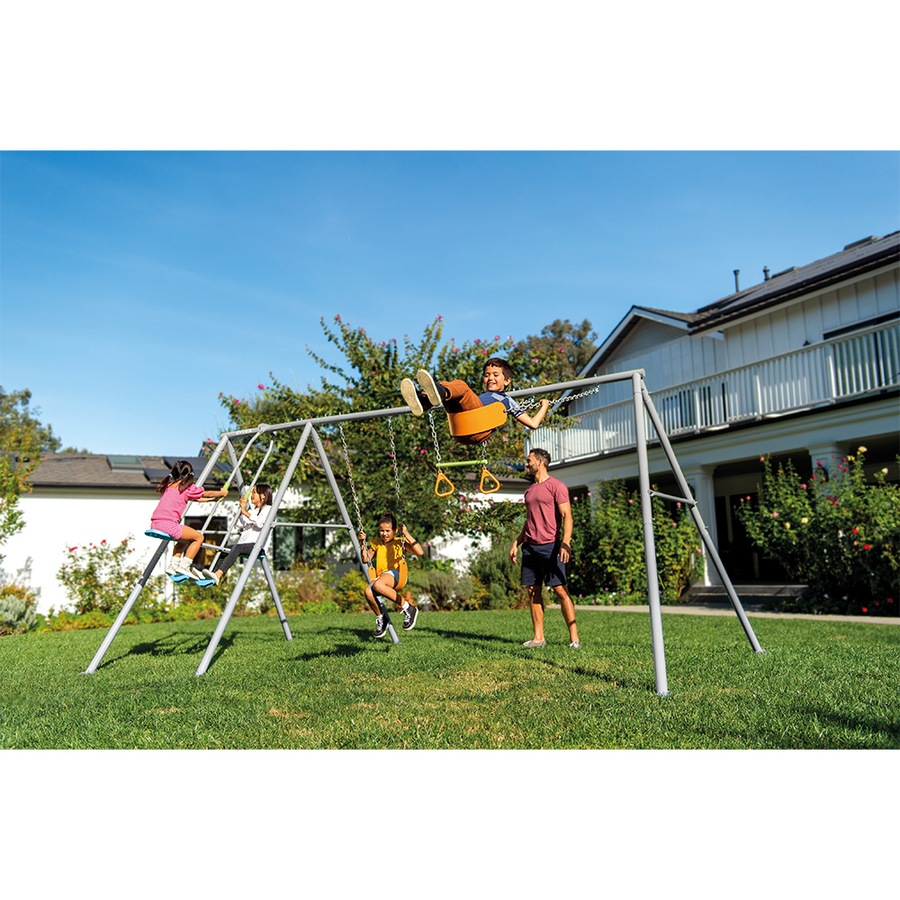 Intex Swing And Glide Four Feature SteelKids/Childrens Backyard Swing Set 3y+