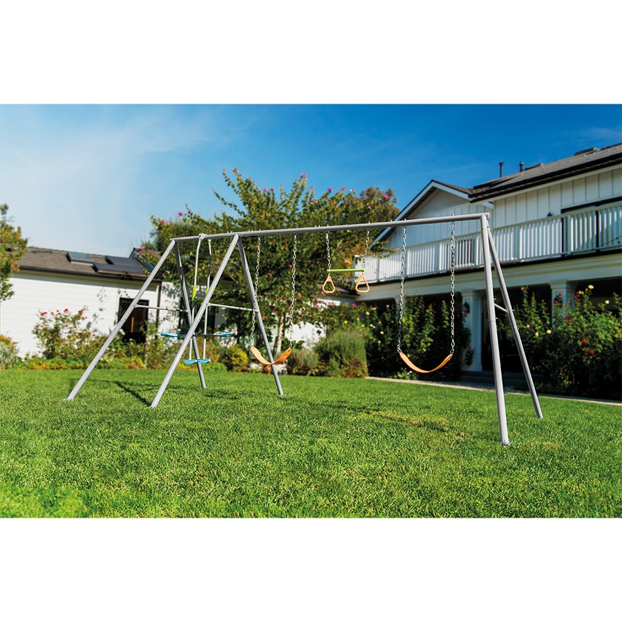 Intex Swing And Glide Four Feature SteelKids/Childrens Backyard Swing Set 3y+