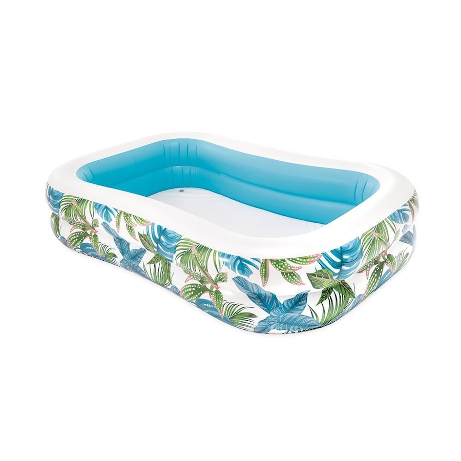 Intex Tropical Themed Swim Center Inflatable Outdoor Family Swimming Pool 3y+