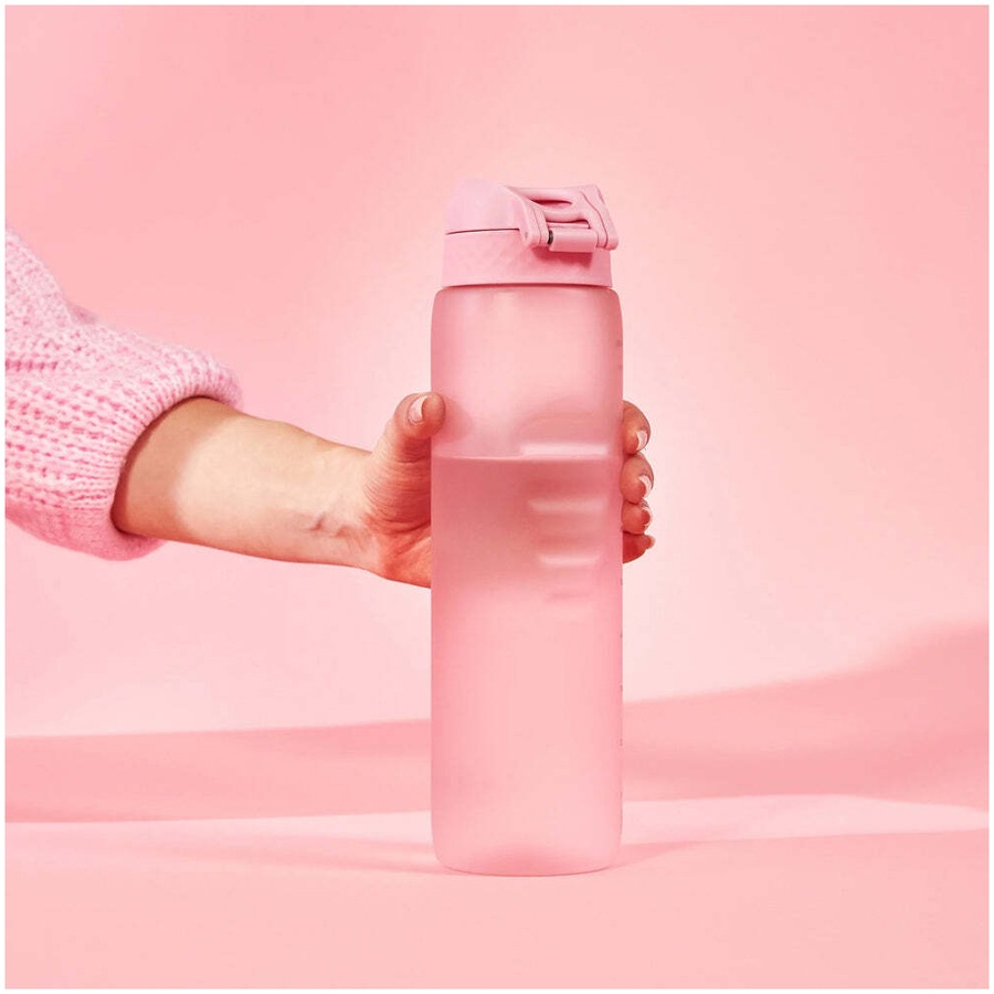 Ion8 Quench Recyclon Plastic Drink/Water Bottle Sport Tumbler Rose Quartz 1L
