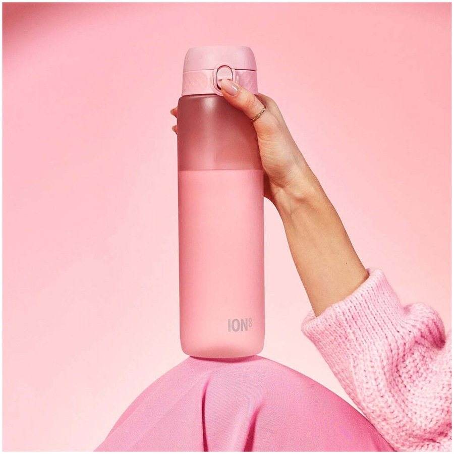 Ion8 Quench Recyclon Plastic Drink/Water Bottle Sport Tumbler Rose Quartz 1L