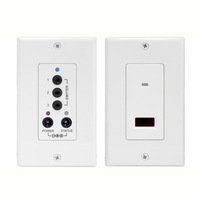 Infrared IR Remote Control Extender Repeater Wall Plate Kit 3x Emitters