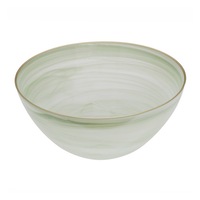 Ismay Round 2.75L Glass Salad Bowl Food Serving Soup/Rice Dish Dinnerware Green
