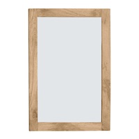 J. Elliot Newhalen Mango Wood/Glass Rectagle Mirror 90x60cm Home Decor Natural