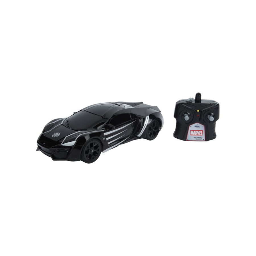 Jada Toys Marvel Comics Lykan Hypersport Black Panther Remote Control Car