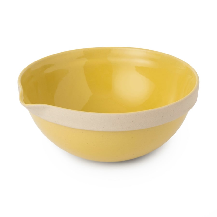 Jamie Oliver Big Love Everyday Stoneware Cooking/Baking Mixing Bowl Yellow 1.4L