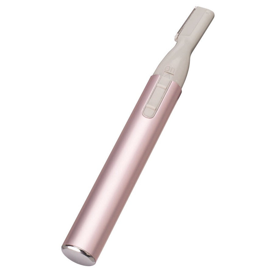 JML Women's Electric Cordless Beauty Facial Hair Eyebrow Trimmer Pink Rose