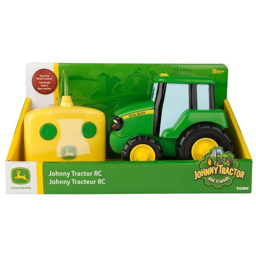 John Deere Johnny Tractor w/Remote Control Toddler/Kids Interactive Toys 18m+