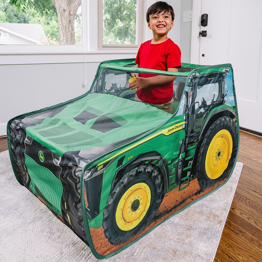 John Deere Life-Size Kids/Childrens Realistic Pop-Up Tractor Tent Toy 3Y+