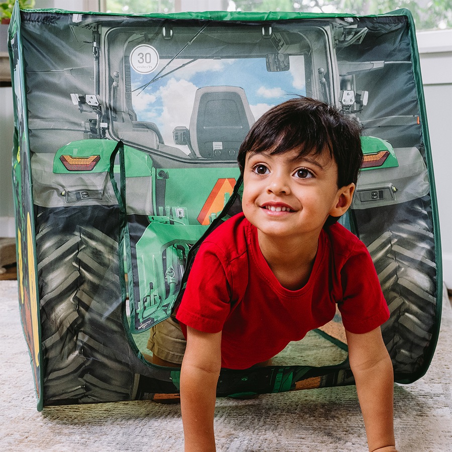 John Deere Life-Size Kids/Childrens Realistic Pop-Up Tractor Tent Toy 3Y+